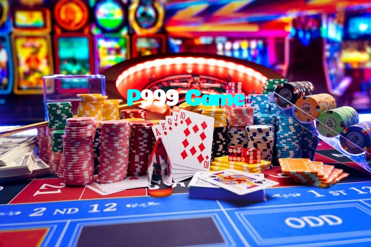 P999 Game casino presented on mobile device in Pakistan with slots and live games